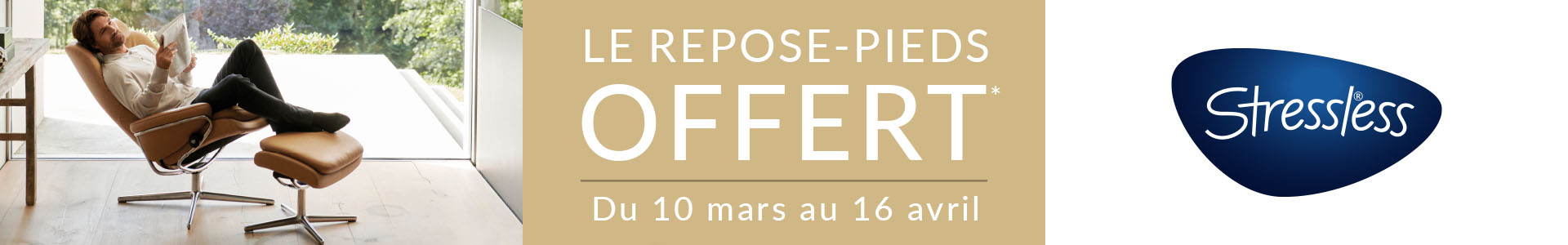 Repose-pieds Stressless offert